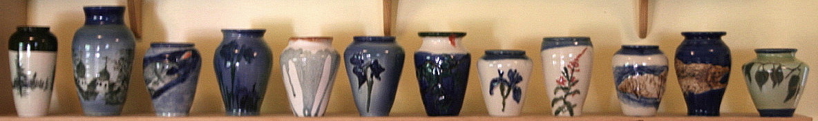 Collection of vases